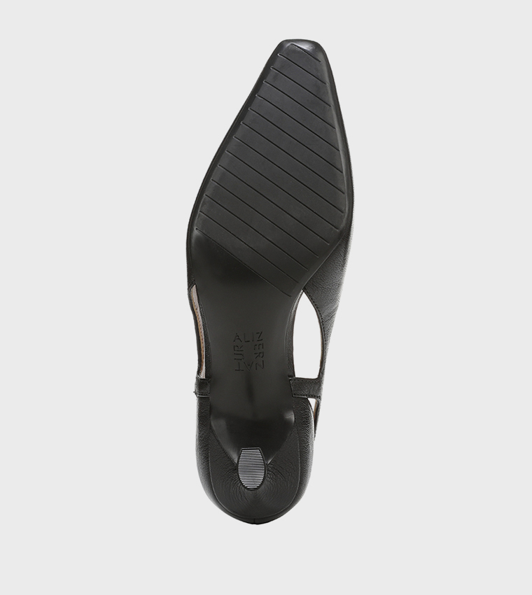 GRACIEAW Textured Pointed Toe Pumps