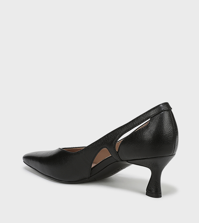 GRACIEAW Textured Pointed Toe Pumps