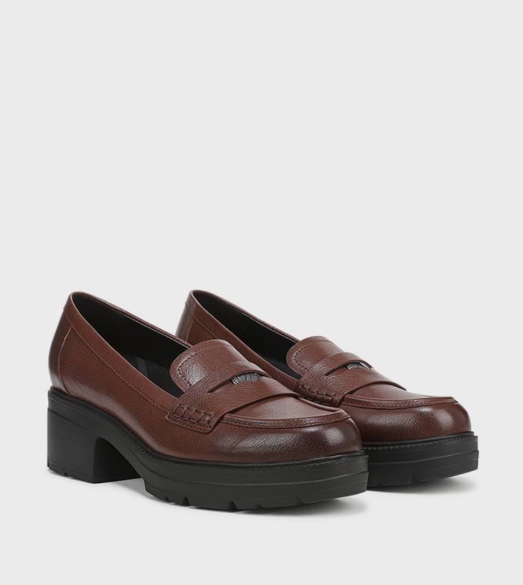 LUMOS Textured Chunky Loafers Shoes