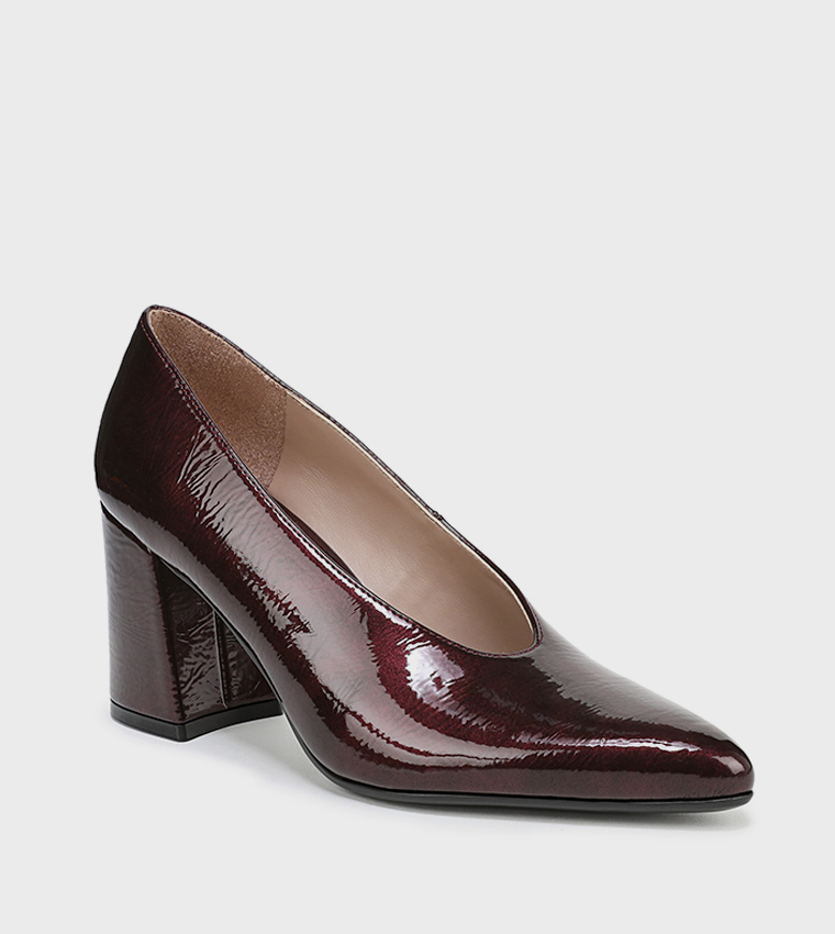 PERRY Pointed Toe Block Heel Pumps