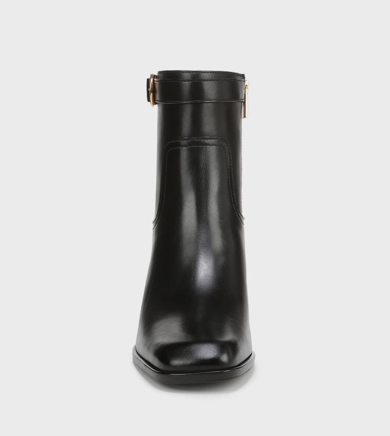 ICY Block Heel Ankle Boots