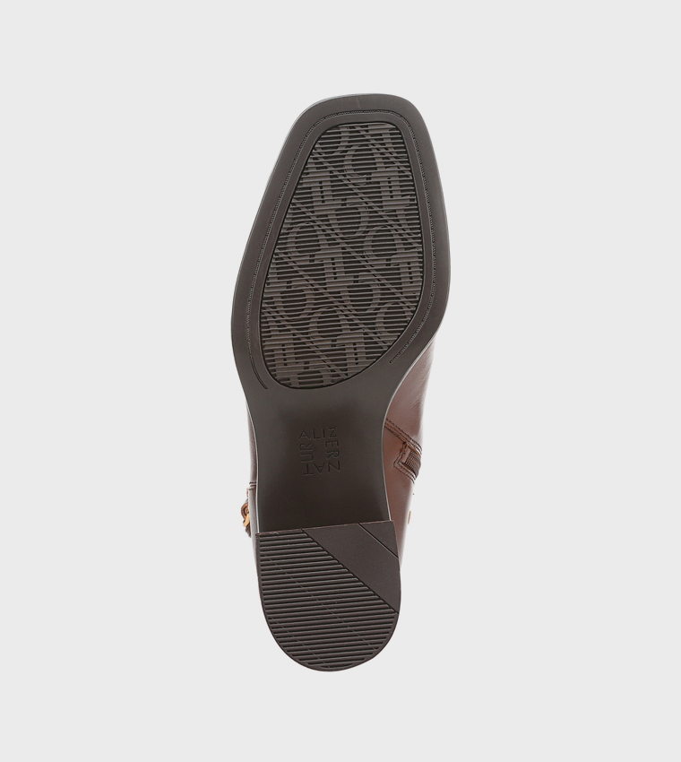 ICY Block Heel Ankle Boots