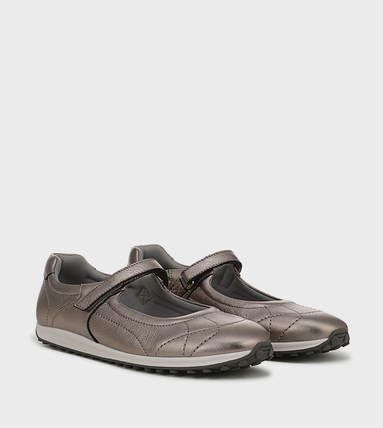 CADEY Textured Mary Jane Sneakers