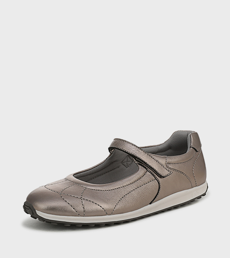 CADEY Textured Mary Jane Sneakers