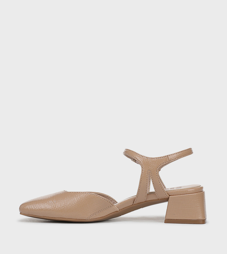HATTIE Square Toe Block Heel Pumps