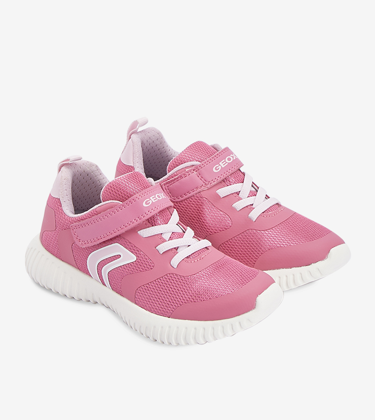 Buy Geox Junior Waviness Girls Lace Up Casual Sneakers Pink J926DA 00011 C8230 In Pink 6thStreet Kuwait