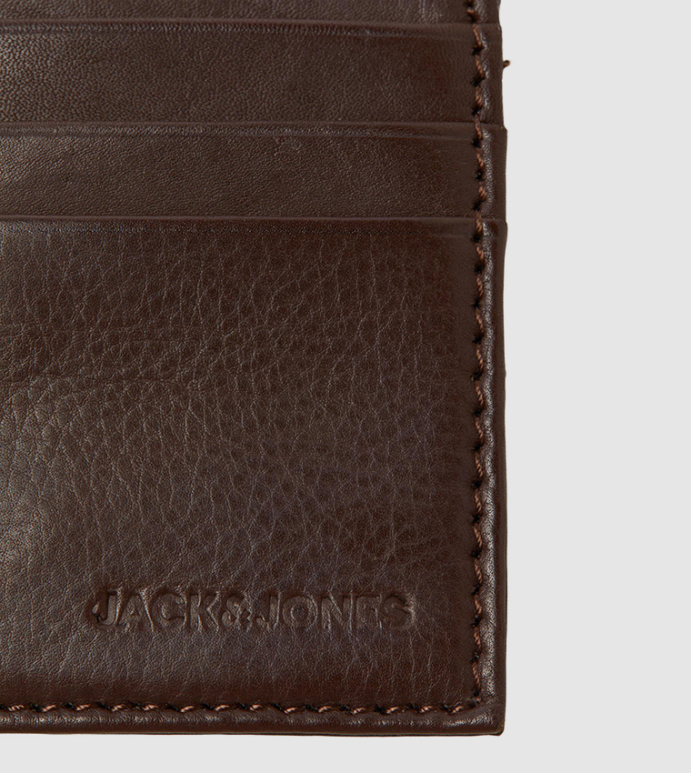 Textured Leather Card Holder