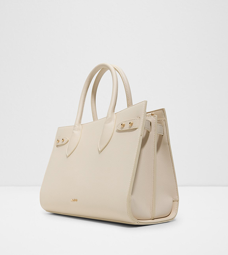 JACKIE Textured Satchel Bag