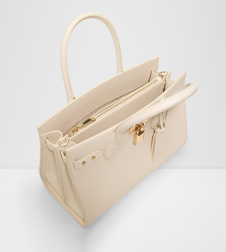 JACKIE Textured Satchel Bag