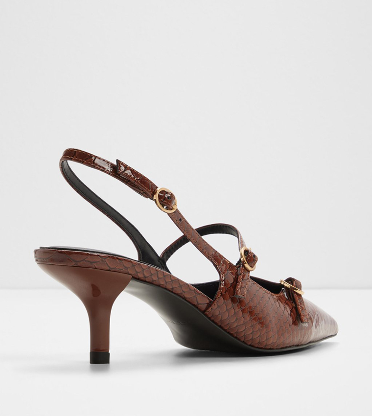 JACQUIE Pointed Toe Slingback Pumps