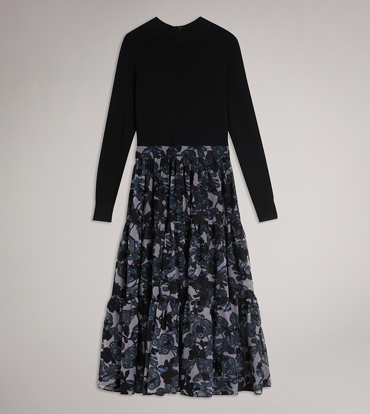 فستان بطبعة