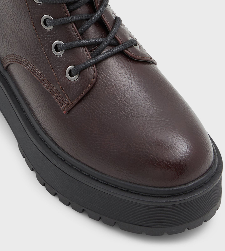 JADYN Lace Up Platform Ankle Boots