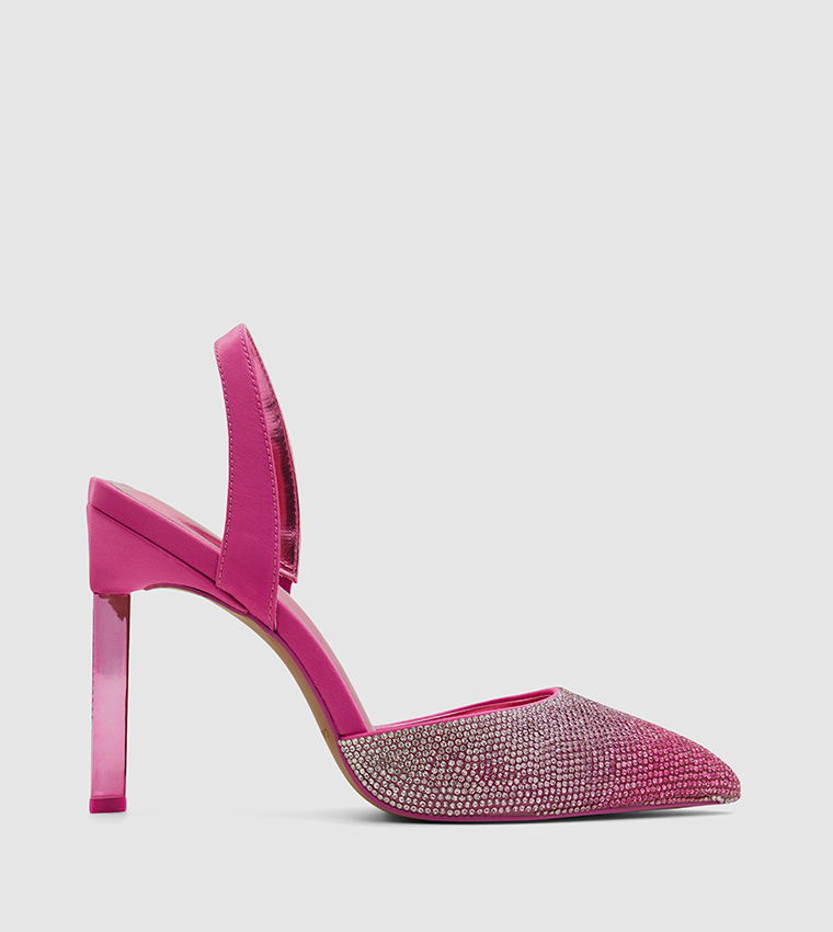 Pink sales pointed heels
