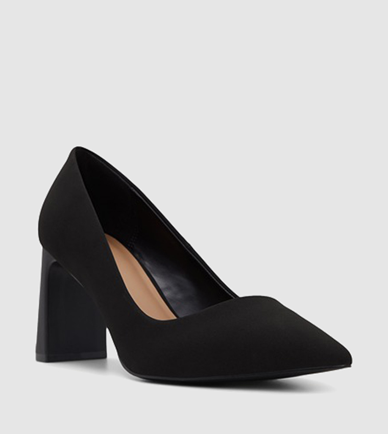 Unique black pumps clearance