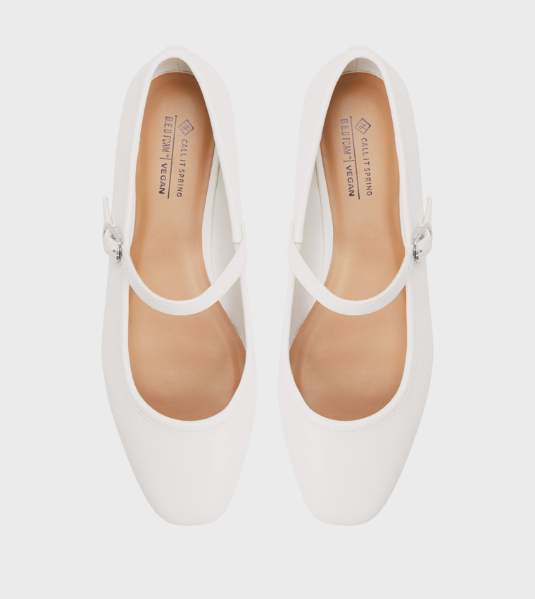 JANEYY Solid Mary Janes