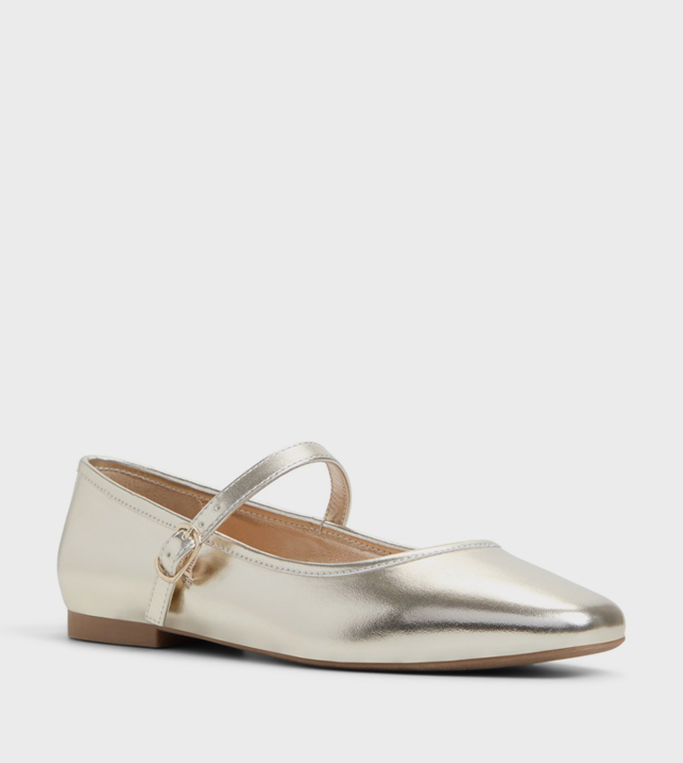 JANEYY Metallic Mary Janes