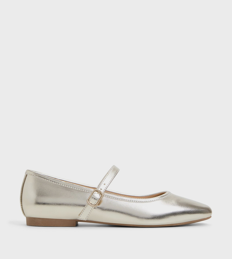 JANEYY Metallic Mary Janes