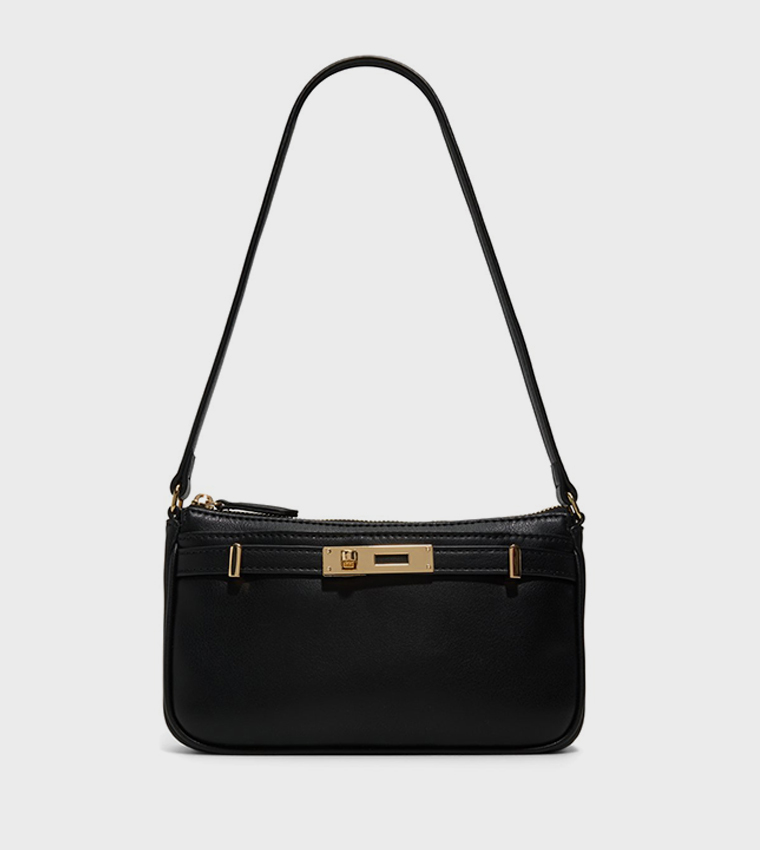 JAQUELINNE Textured Shoulder Bag