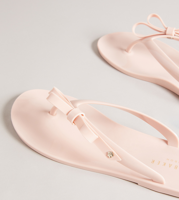 JASSEY Bow Flip-Flops
