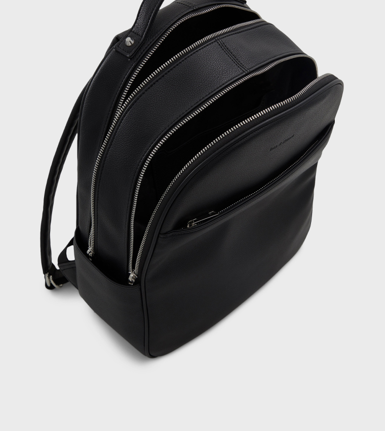 JAVENTARIEL Textured Zip-Around Backpack