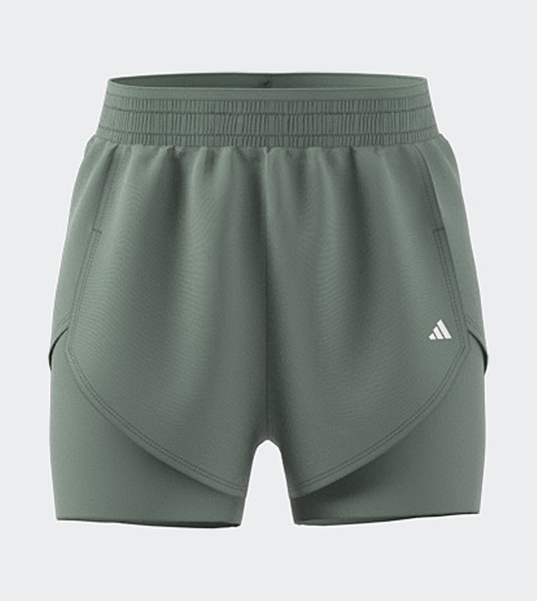 Logo Printed 2-in-1 Active Shorts