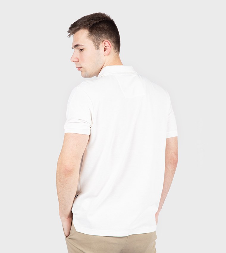 Logo Detail Short Sleeves Polo T-Shirt