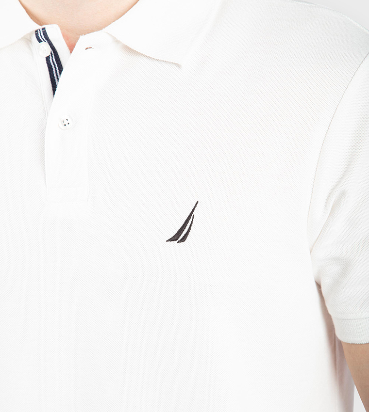 Logo Detail Short Sleeves Polo T-Shirt