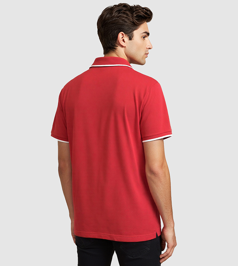Logo Printed Regular Fit Polo T-Shirt