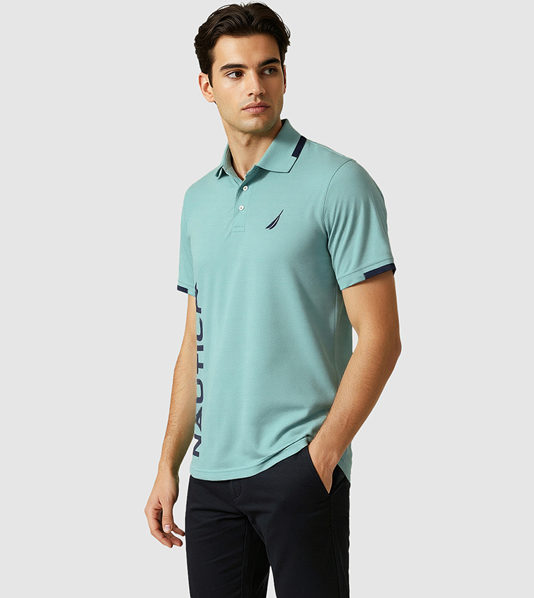 Logo Printed Regular Fit Polo T-Shirt