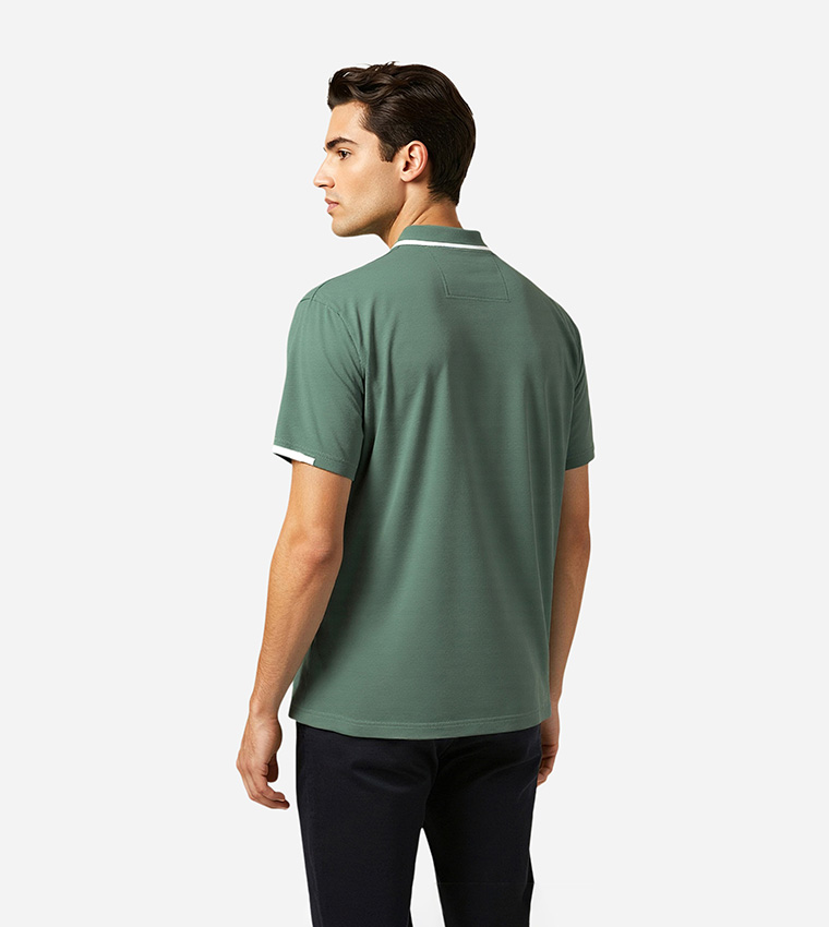 Logo Printed Regular Fit Polo T-Shirt