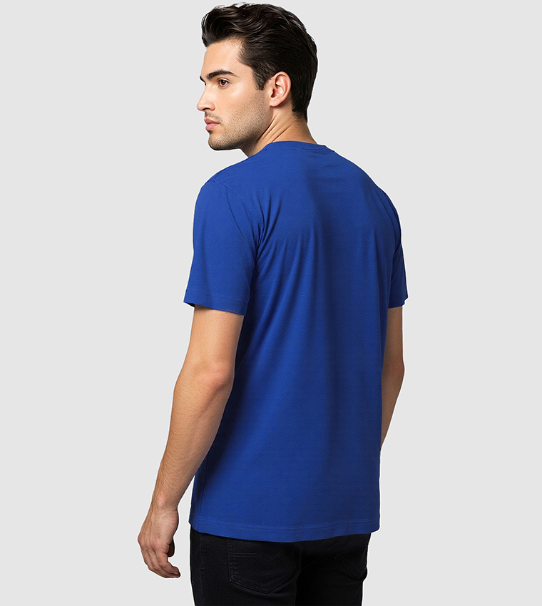 Logo Printed Regular Fit Crew Neck T-Shirt