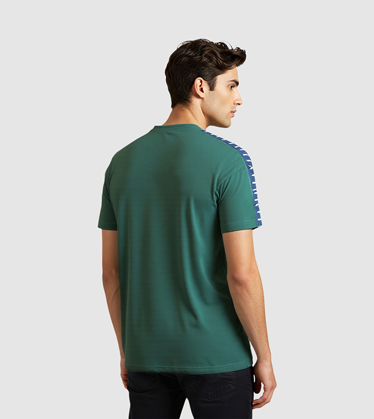 Logo Printed Regular Fit Crew Neck T-Shirt