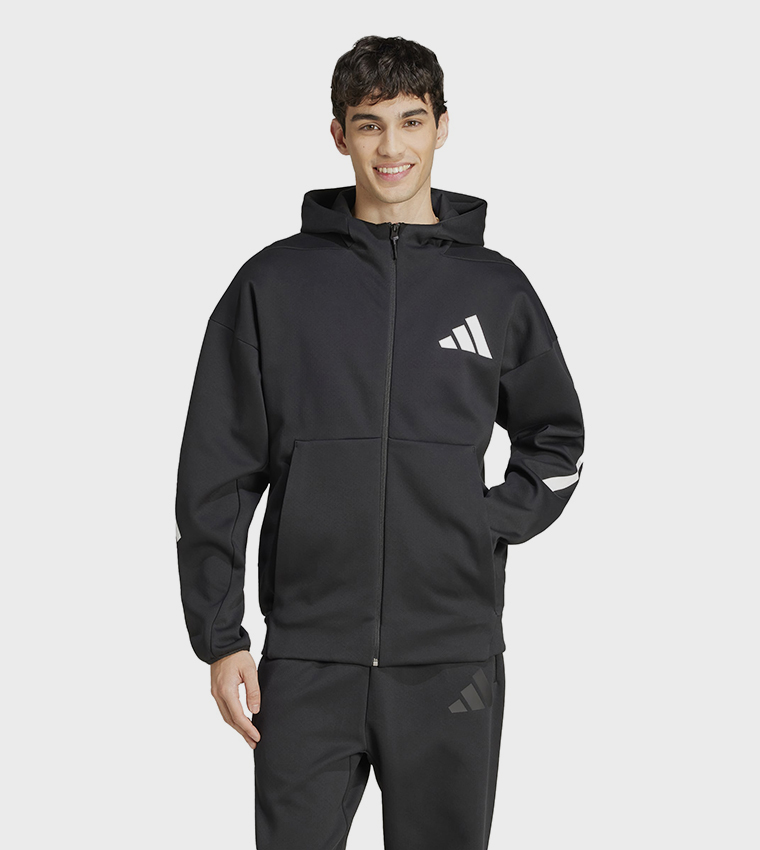 Z.N.E. Logo Printed Hooded Jacket