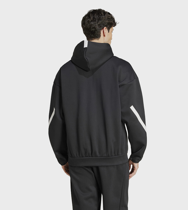 Z.N.E. Logo Printed Hooded Jacket
