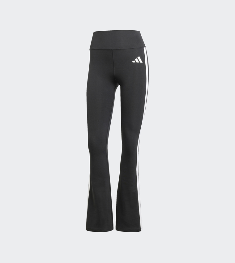 Optime Essentials 3-Stripes Flared Active Leggings