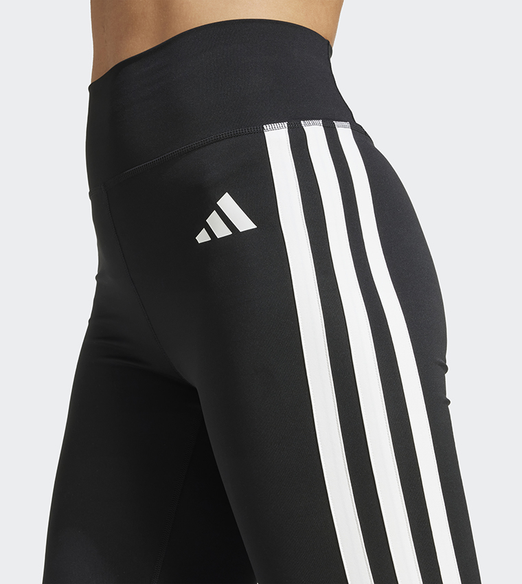 Optime Essentials 3-Stripes Flared Active Leggings