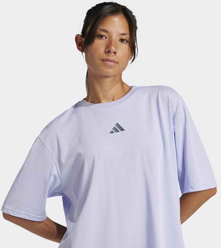 Climacool Logo Printed Short Sleeves Active T-Shirt