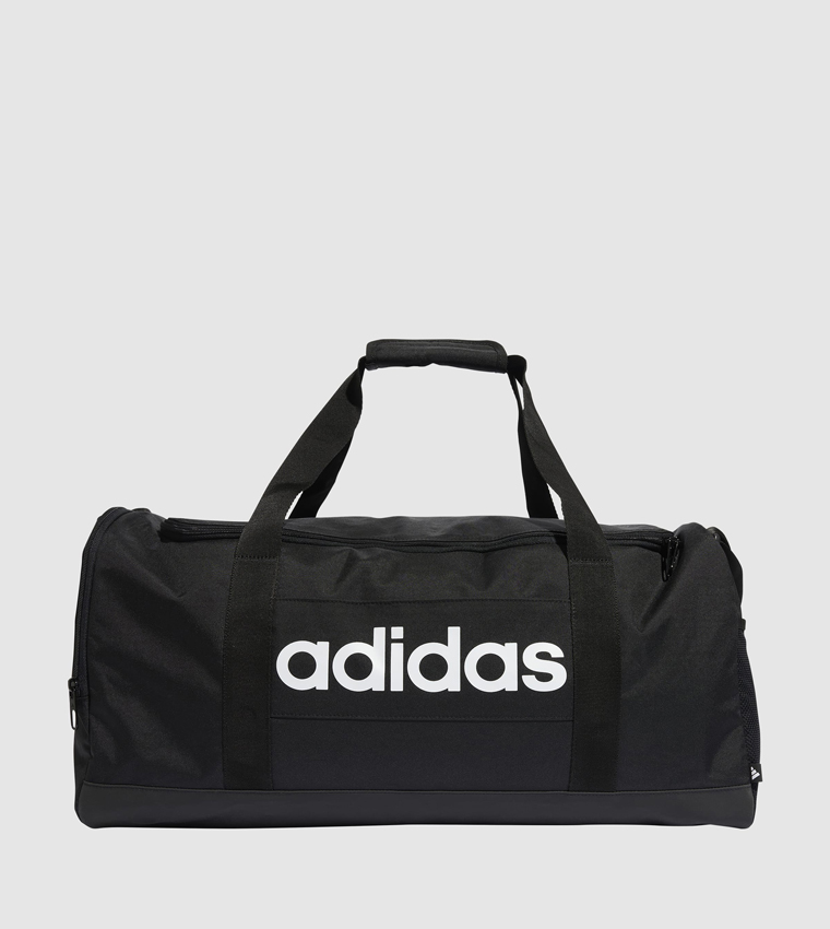 Logo Printed Linear Duffle Bag