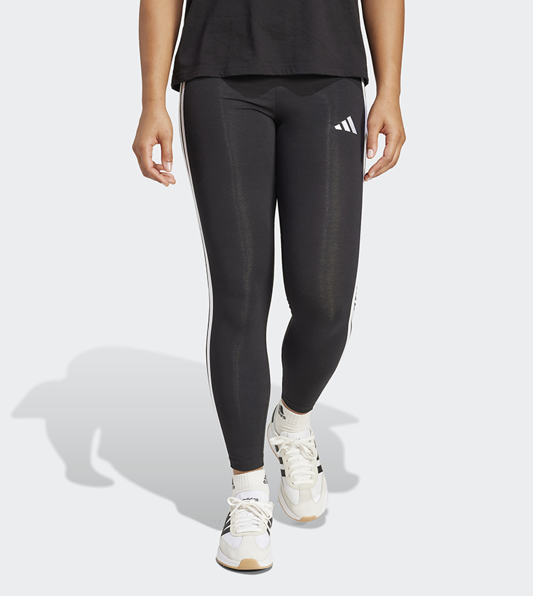Essentials 3-Stripes Cotton Active Leggings
