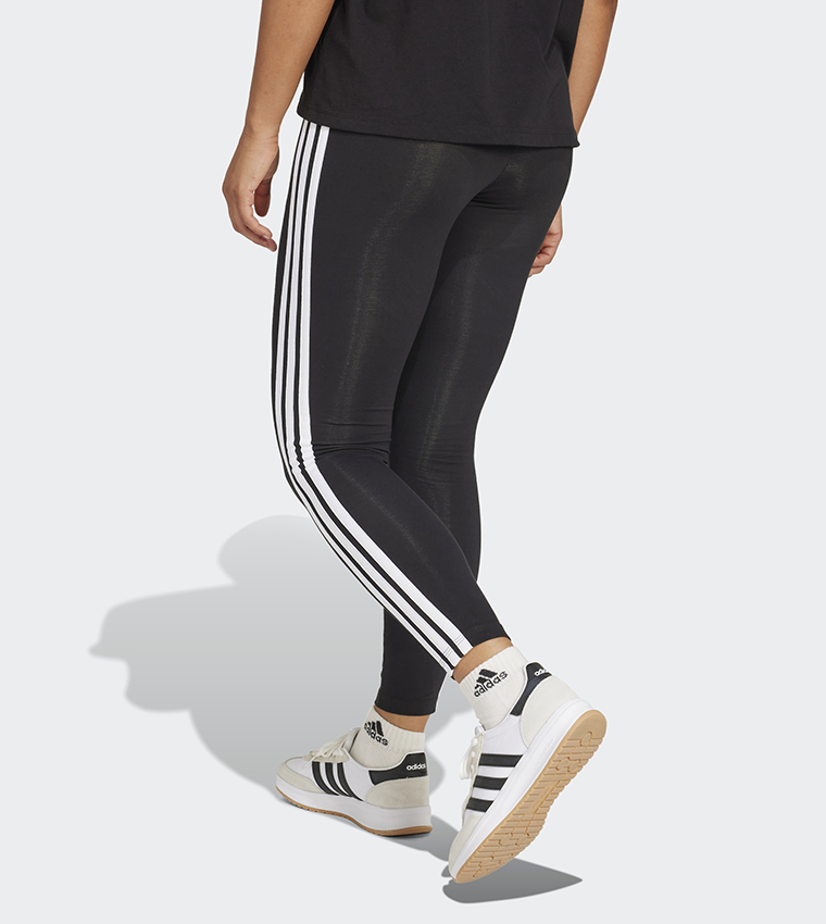 Essentials 3-Stripes Cotton Active Leggings
