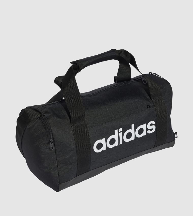 Logo Printed Linear Duffle Bag