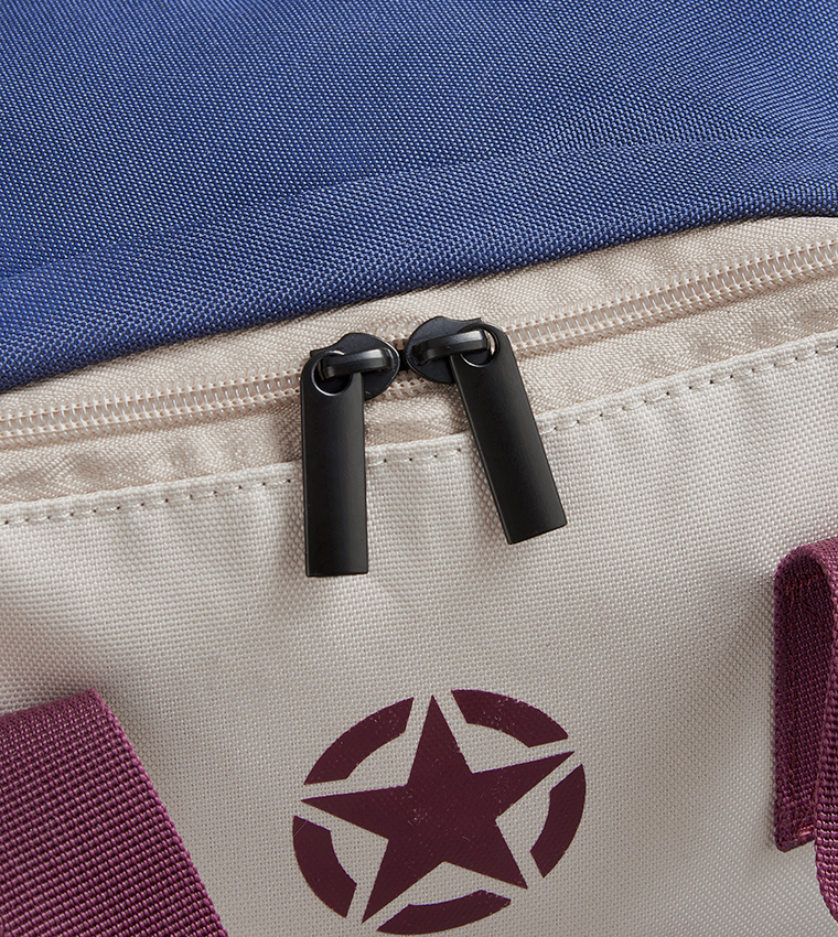 Logo Printed 2 in 1 Tote Backpack