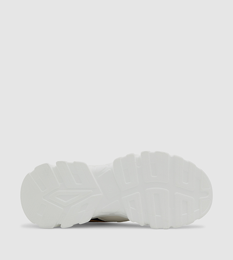 JENNAA Color Block Lace-Up Chunky Sneakers