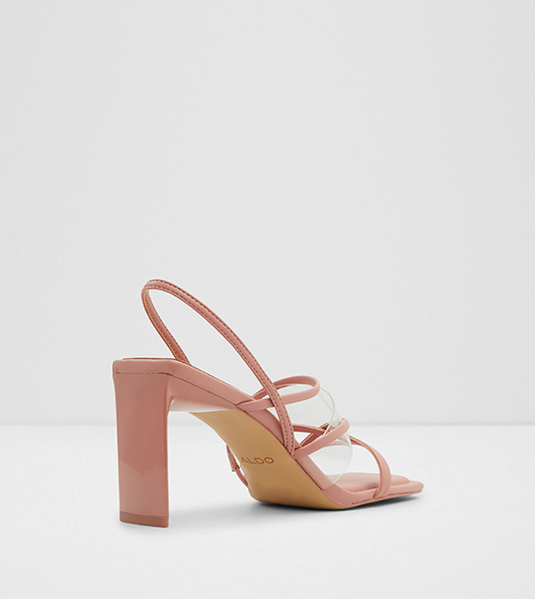 Buy Aldo Jennifer Slingback Square Toe Heeled Sandals Pillow Walk
