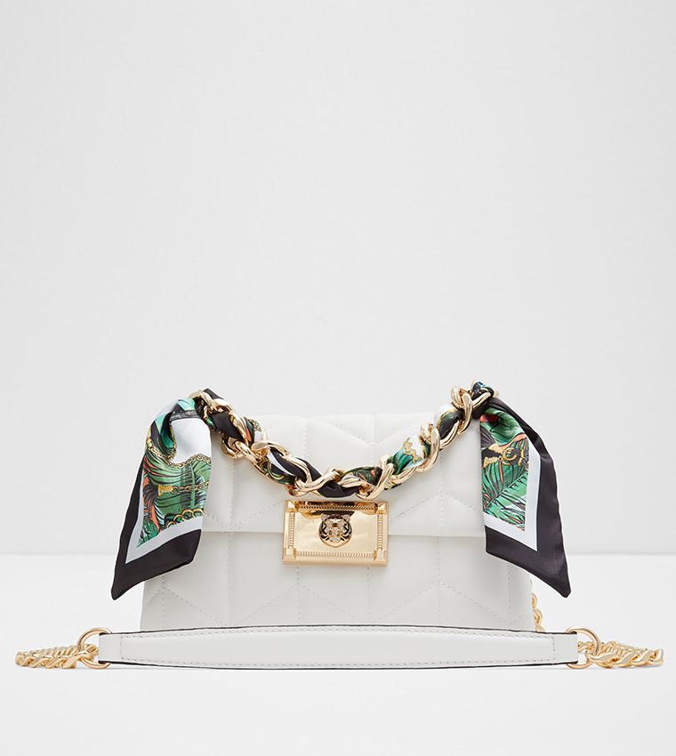 JERMEY Scarf Charm Crossbody Bag