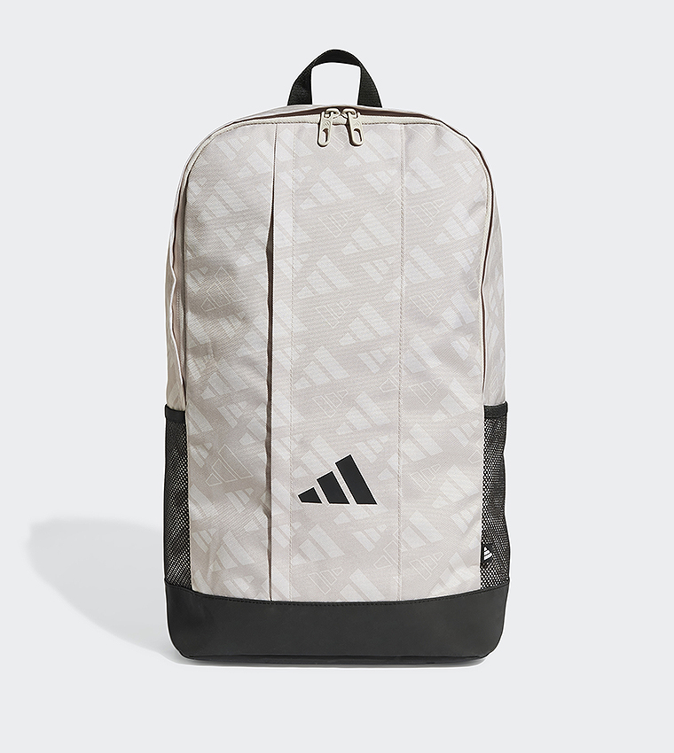 Linear Logo Patterned Backpack