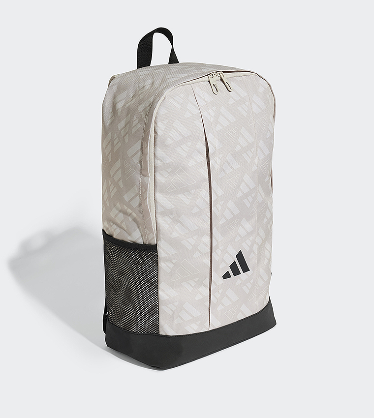 Linear Logo Patterned Backpack
