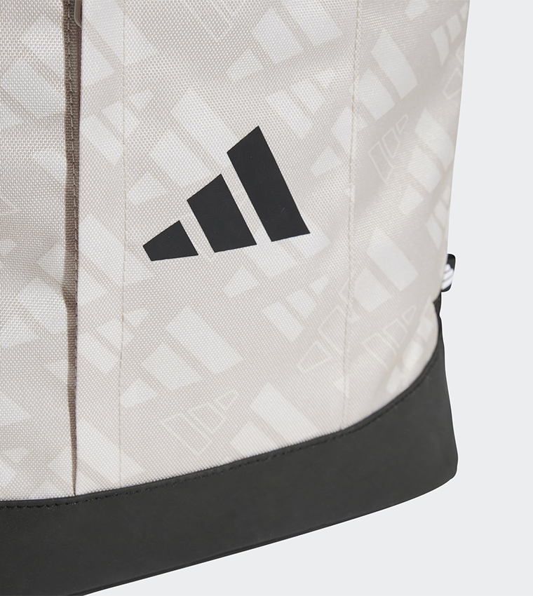 Linear Logo Patterned Backpack