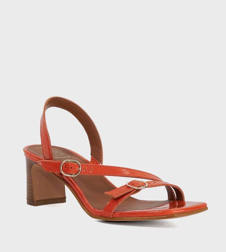JIA Open Toe Block Heel Sandals