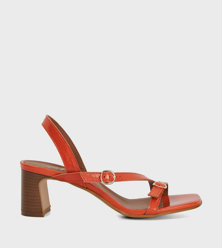JIA Open Toe Block Heel Sandals